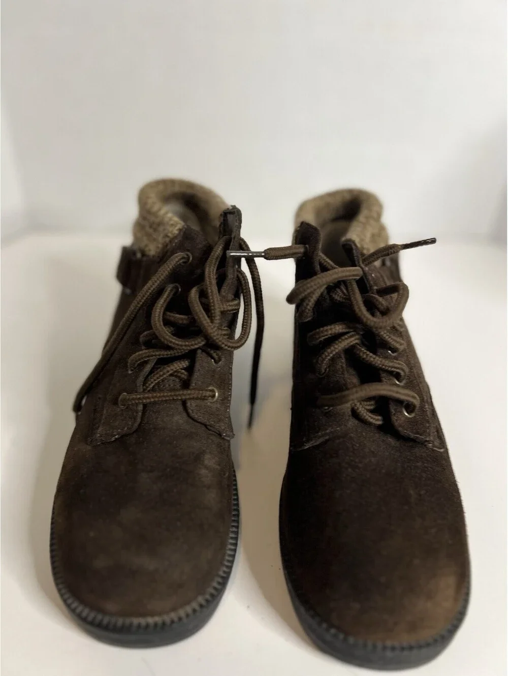 Vintage 1990’s Women’s Suede Buckle Ankle Booties Size 5 1/2
